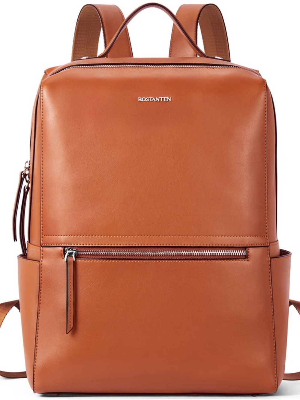 Bostanten Genuine Leather “Baish Vintage Eternity” Backpack In Brown